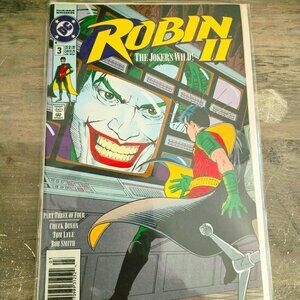 3 For 35 🌼🙌 DC Comics Robin II #3 (1991) – EUC – Bagged – Hologram Cover